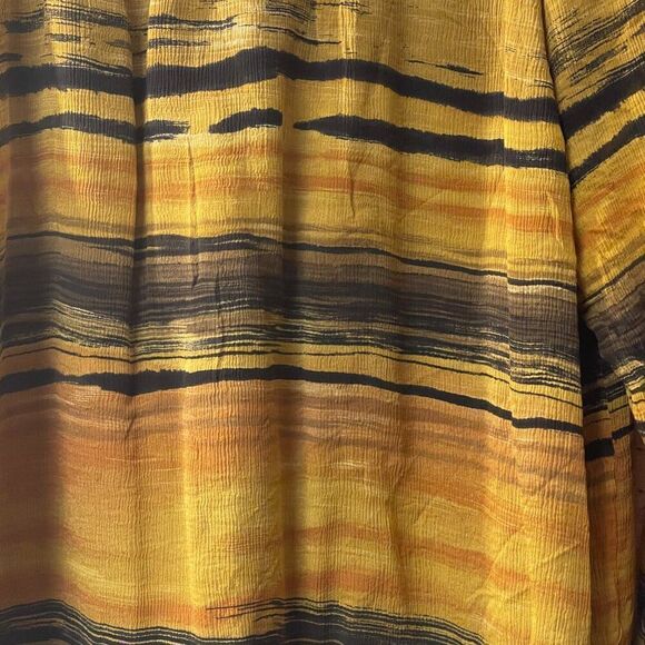 Anne Klein Striped Blouse M - Picture 8 of 11